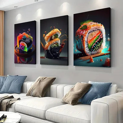 3pcs Deco Modern Style Divine Portrait Perfect Wall Art Canvas Unframed - High Quality Print 100% Australian Made Wall Canvas - Bella Home Decor