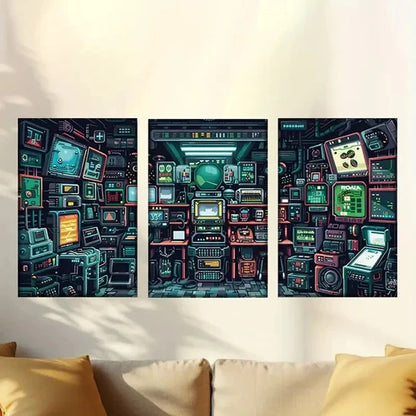 3pcs Wonderful Urban Scenery Wall Art Set Canvas Unframed - High Quality Print 100% Australian Made Wall Canvas