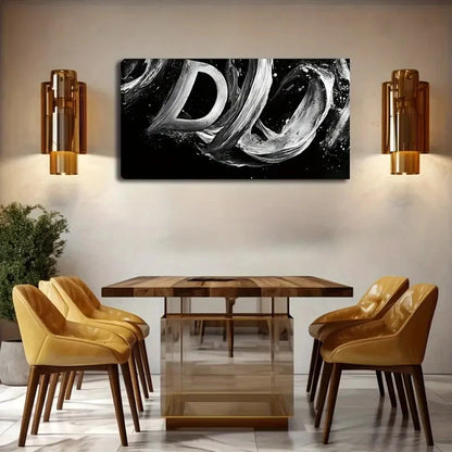 Abstract Watercolor Minimalist Wall Art Canvas Office Home Room Framed 120x60cm