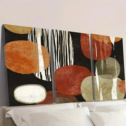 3pcs Modern Abstract Canvas Wall Art Set Canvas Framed 50x70cm - High Quality Print 100% Australian Made Wall Canvas Ready to Hang