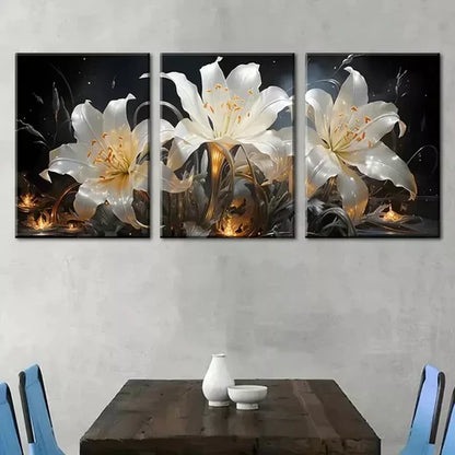 3pcs Vibrant Autumn Tree With Colorful Leaves Wall Art Set Canvas Framed 60x90cm - High Quality Print 100% Australian Made Wall Canvas Ready to Hang
