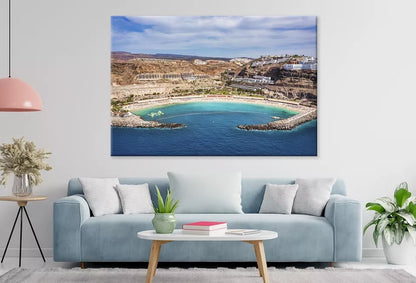 Elegant Amadores Beach In Spain  Wall Art Decor 100% Australian Made - Bella Home Decor