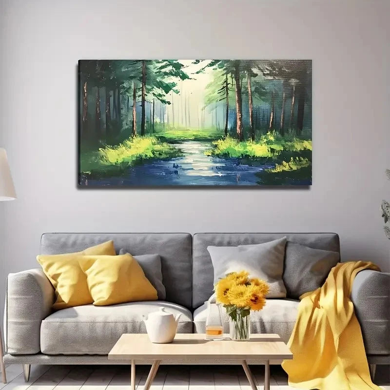 Jungle Creek Perfect Wall Art Canvas Office Home Room Framed 120x60cm