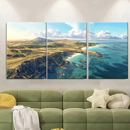 3pcs Beautiful Scene Of Phillip Island Australia Wall Art Set Canvas Framed 60x90cm - High Quality Print 100% Australian Made Wall Canvas Ready to Hang - Bella Home Decor