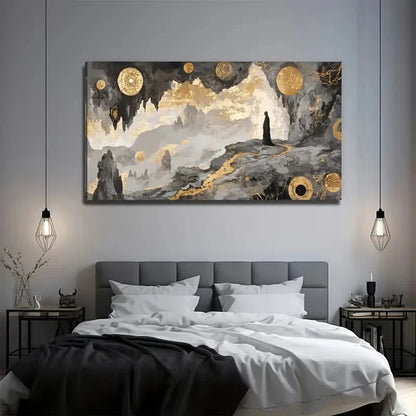 Man In The World Exotic Dark Wall Art Canvas Office Home Room Framed 120x60cm
