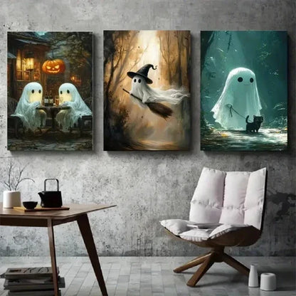 3pcs Gothic Home Decoration Dark Aesthetic Wall Art Set Canvas Unframed – High Quality Print 100% Australian Made Wall Canvas