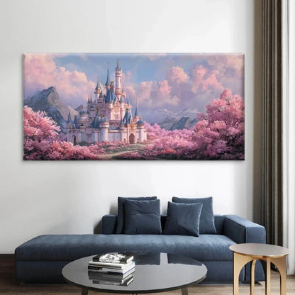 Dreamlike Landscape Wall Art Canvas Office Home Room Framed 120x60cm