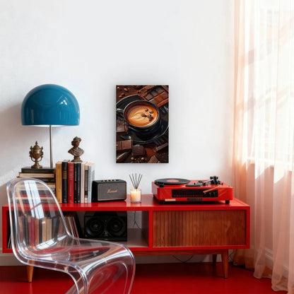 Coffee and Chocolate Indulgence 60x90cm Metal Print Ready to Hang