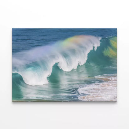 Sea Water Rainbows In The Wave Wall Art Decor 100% Australian Made - Bella Home Decor