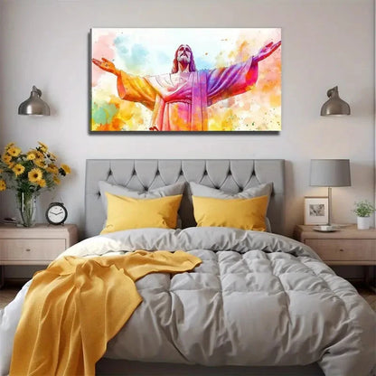 Sacred Stone Statue Suitable Wall Art Canvas Office Home Room Framed 120x60cm