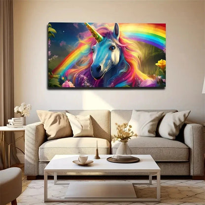 Vibrant Bohemian Modern Wall Art Canvas Office Home Room Framed 120x60cm