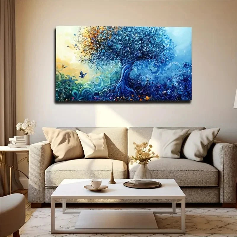 Figurative Style Decorative Wall Art Canvas Office Home Room Framed 120x60cm