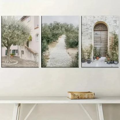 3pcs Art Deco Classic Modern    Art Set Canvas Unframed - High Quality Print 100% Australian Made Wall Canvas - Bella Home Decor