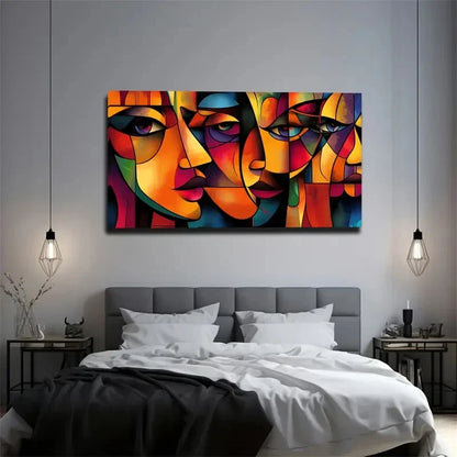 A Variety Of Irregular Graphics Wall Art Canvas Office Home Room Framed 120x60cm