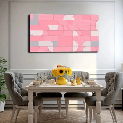 Abstract Geometric Figures Wall Art Canvas Office Home Room Framed 120x60cm