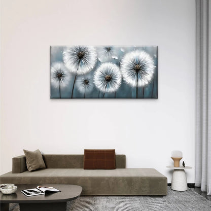 Dendera Flower Abstract Wall Art Canvas Office Home Room Framed 120x60cm