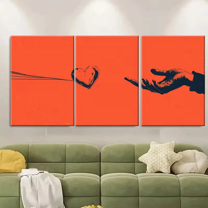 3pcs Fragile Handle with Care Print Metal Print Ready to Hang Art - Bella Home Decor