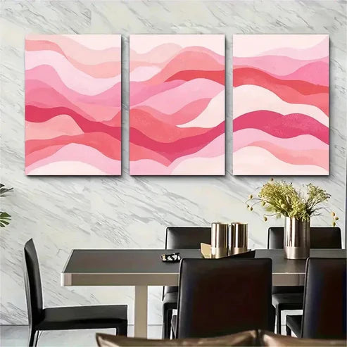 3pcs Minimalist Typography Aesthetic Perfect Wall Art Canvas Unframed – High Quality Print 100% Australian Made Wall Canvas