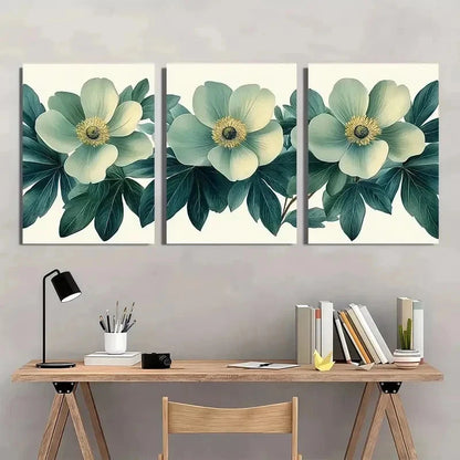 3pcs Mid-Century Modern Design Perfect Wall Art Set Canvas Framed 50x70cm - High Quality Print 100% Australian Made Wall Canvas Ready to Hang