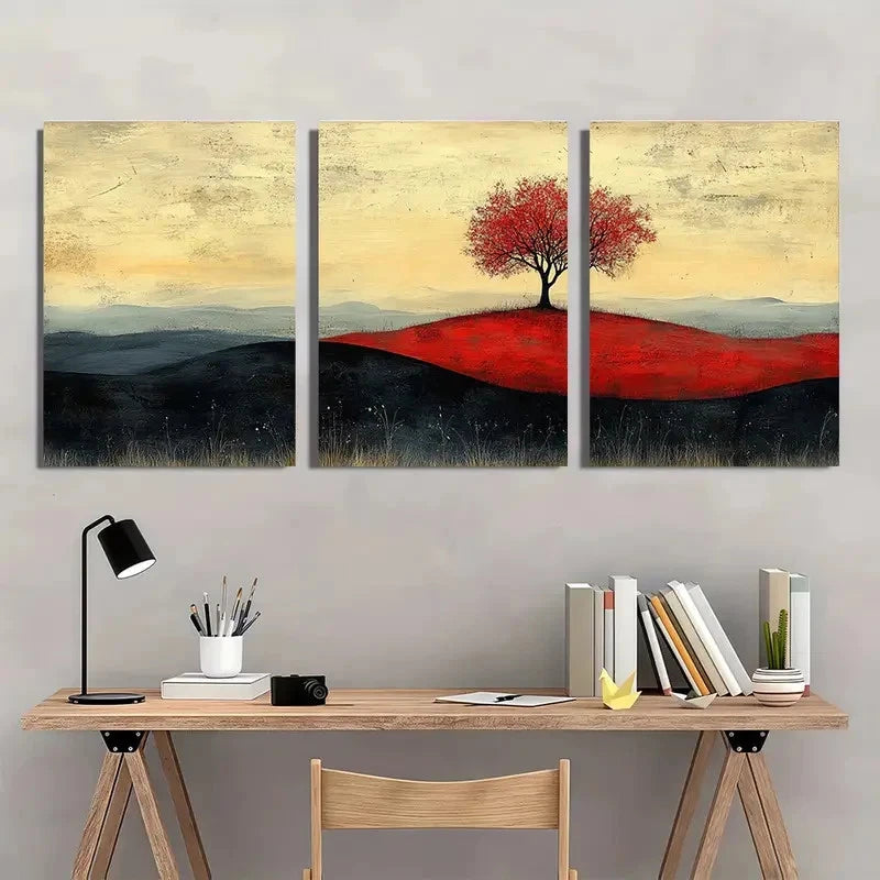 3pcs Minimalist Modern Vintage Farmhouse Perfect Wall Art Set Canvas Framed 40x60cm - High Quality Print 100% Australian Made Wall Canvas Ready to Hang - Bella Home Decor