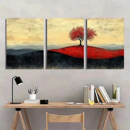 3pcs Minimalist Modern Vintage Farmhouse Perfect Wall Art Set Canvas Framed 40x60cm - High Quality Print 100% Australian Made Wall Canvas Ready to Hang - Bella Home Decor