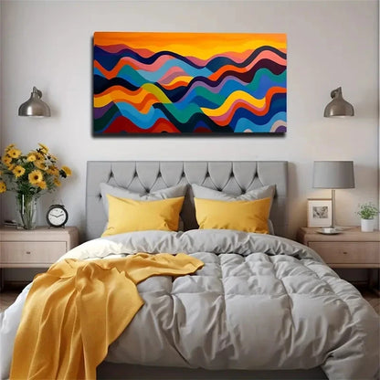Modern Bohemian Décor Wall Art Canvas Office Home Room Framed 120x60cm