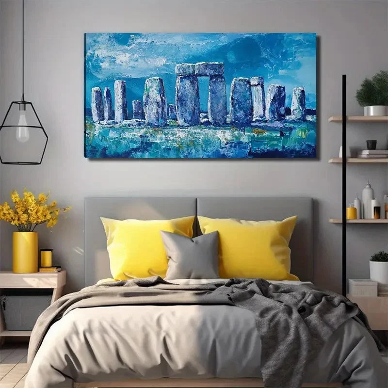Magic Stone Suitable Wall Art Canvas Office Home Room Framed 120x60cm