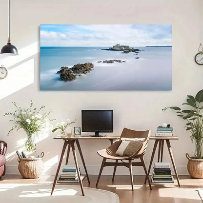 La Capitale Corsaire Modern Wall Art Canvas Office Home Room Framed 120x60cm