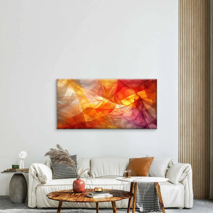 Colorful Abstract Expressionist Wall Art Canvas Office Home Room Framed 120x60cm