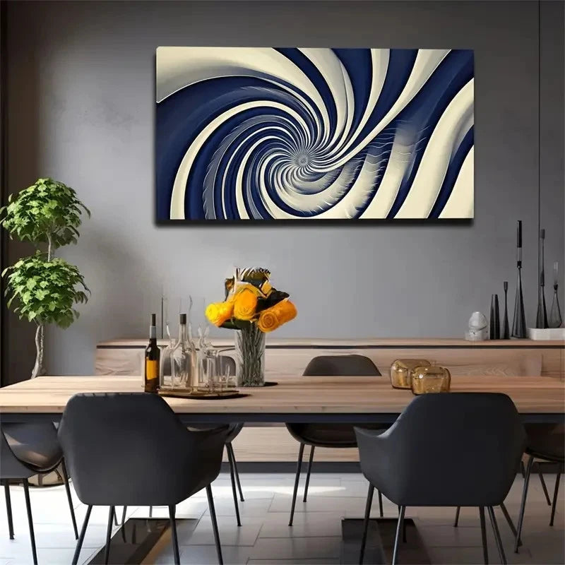 Abstract Painting Style Perfect Wall Art Canvas Office Home Room Framed 120x60cm
