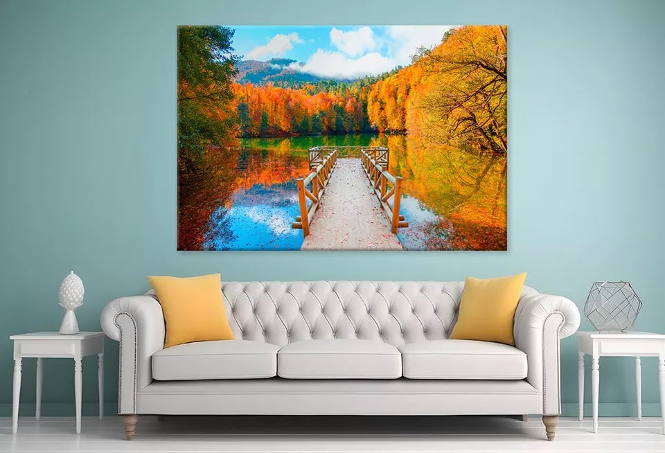 Autumn In Seven Lakes Tokyo Wall Art Decor 100% Australian Made - Bella Home Decor