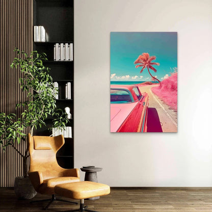 Dreamy Aesthetic Landscape 40x60cm Metal Print Ready to Hang