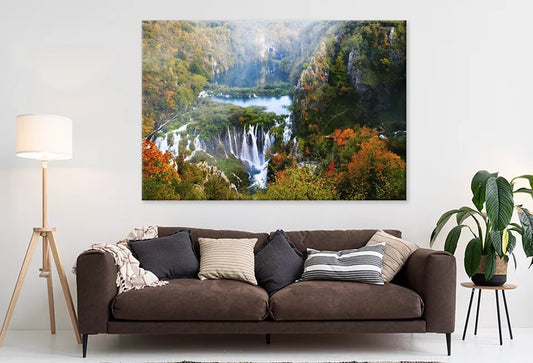 Plitvice Lakes National Park   Wall Art Decor 100% Australian Made - Bella Home Decor
