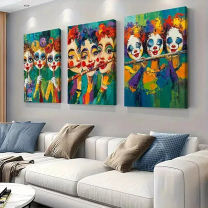 3 PCS Modern Mystical Forest Wrapped Wall Art Set Canvas Unframed - High Quality Print 100% Australian Made Wall Canvas - Bella Home Decor