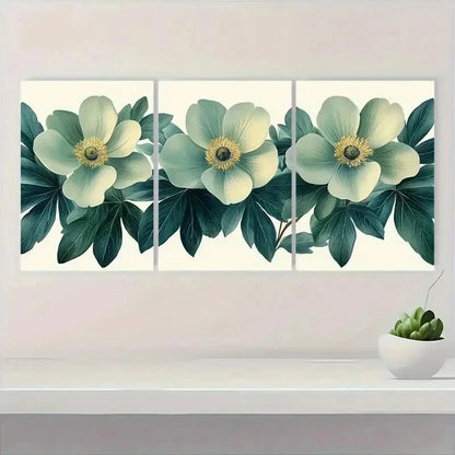 3pcs Mid-Century Modern Design Perfect Wall Art Set Canvas Framed 50x70cm - High Quality Print 100% Australian Made Wall Canvas Ready to Hang