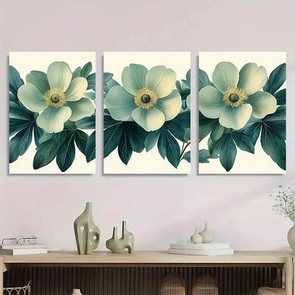 3pcs Mid-Century Modern Design Perfect Wall Art Set Canvas Framed 40x60cm - High Quality Print 100% Australian Made Wall Canvas Ready to Hang
