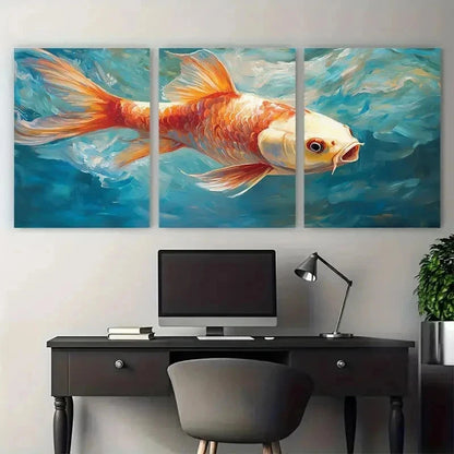 3pcs The Golden Gate In San Francisco Perfect Wall Art Set Canvas Framed 50x70cm - High Quality Print 100% Australian Made Wall Canvas Ready to Hang