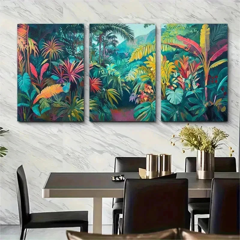 3pcs Rio de Janeiro Travel Décor Perfect Wall Art Set Canvas Framed 50x70cm - High Quality Print 100% Australian Made Wall Canvas Ready to Hang