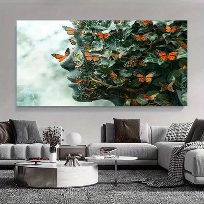 Abstract Creativity Depicts Wall Art Canvas Office Home Room Framed 120x60cm