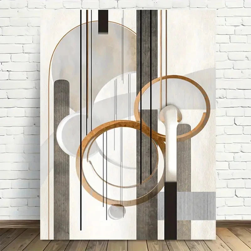 Beautiful Modern Abstract Minimalist Painting 40x60cm Metal Print Ready to Hang - Bella Home Decor