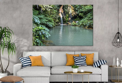 Small Waterfall In Santiago Wall Art Decor 100% Australian Made - Bella Home Decor
