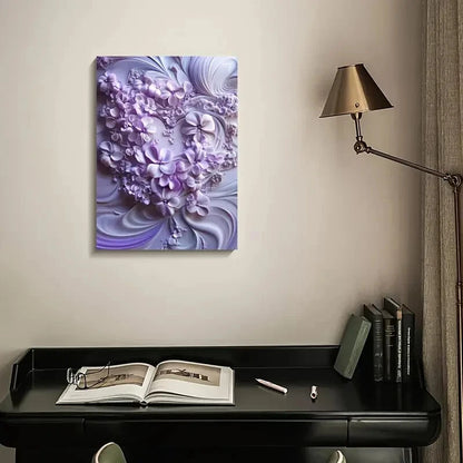 Featuring Design Heart Painting 40x60cm Metal Print Ready to Hang - Bella Home Decor