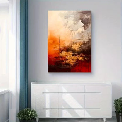 Abstract Natural Inspiration Painting 60x90cm Metal Print Ready to Hang
