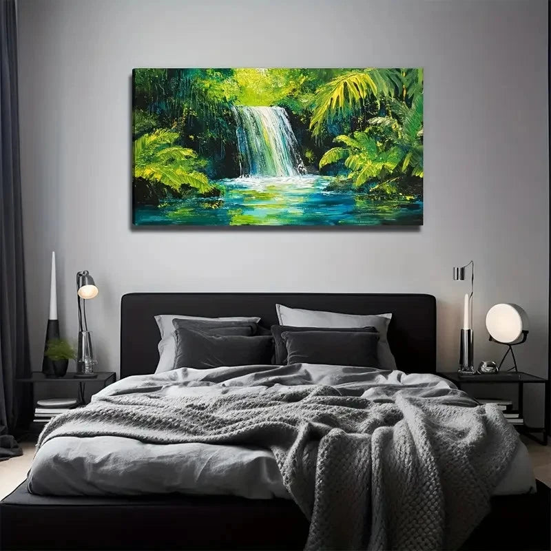 Simple Decorative Aesthetic Wall Art Canvas Office Home Room Framed 120x60cm