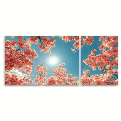 3pcs Flowering Gum Tree Australian Nature  Wall Art Set Canvas Framed 40x60cm - High Quality Print 100% Australian Made Wall Canvas Ready to Hang - Bella Home Decor