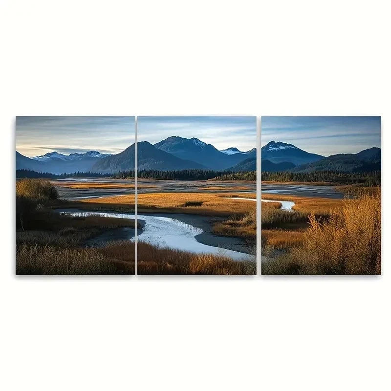 3pcs Cordova Travel Print Orca TI Wall Art Set Canvas Framed 60x90cm - High Quality Print 100% Australian Made Wall Canvas Ready to Hang - Bella Home Decor