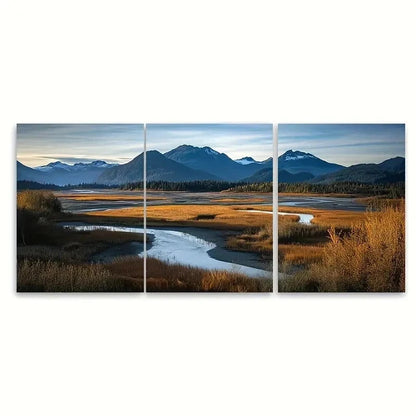 3pcs Cordova Travel Print Orca TI Wall Art Set Canvas Framed 60x90cm - High Quality Print 100% Australian Made Wall Canvas Ready to Hang - Bella Home Decor