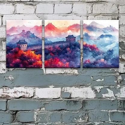 3pcs The Beautiful Views Perfect Great Wall Art Set Canvas Framed 50x70cm - High Quality Print 100% Australian Made Wall Canvas Ready to Hang - Bella Home Decor
