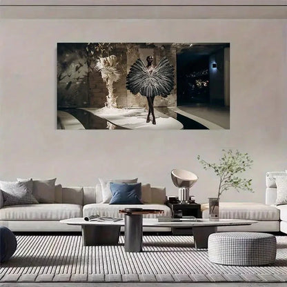 Fashion-Inspired Realistic Wall Art Canvas Office Home Room Framed 120x60cm