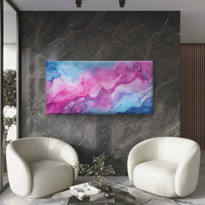 Marble Texture Background Wall Art Canvas Office Home Room Framed 120x60cm